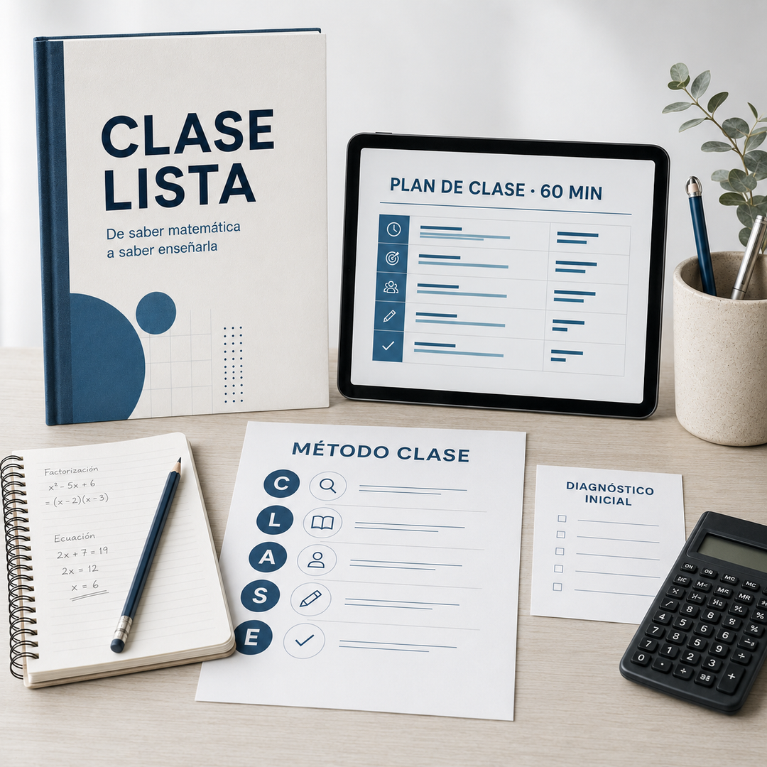 Sistema Clase Lista para preparar clases particulares de matemática